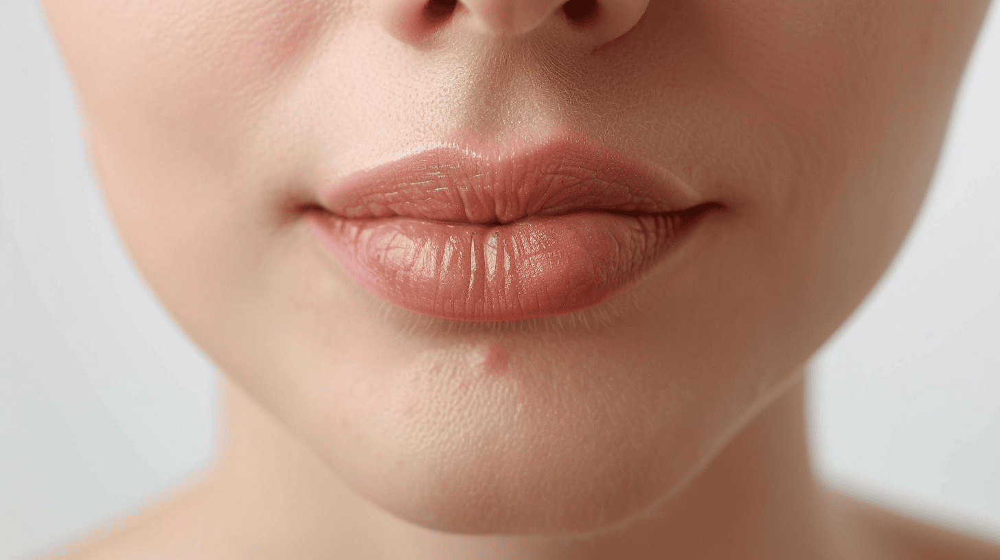 Closeup of a woman's lips.